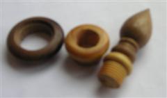 Four components are required to make the finial
